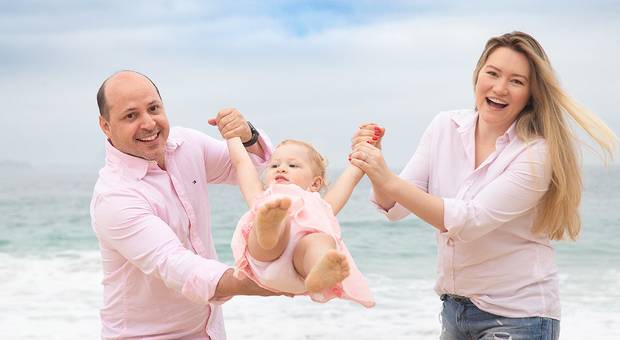 Infantil e Família de Ensaio Família - Cecília