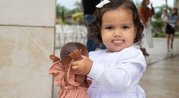 Infantil e Família de Batizado da Maitê
