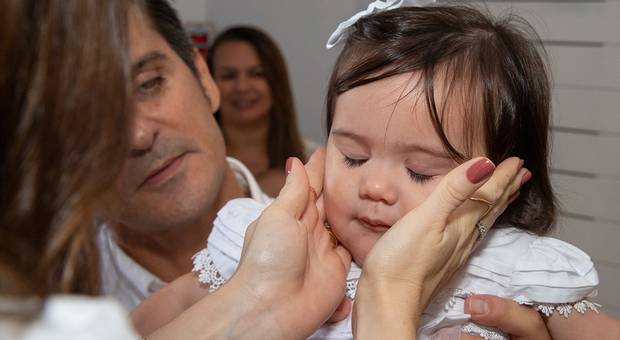 Infantil e Família de Batizado da Maria Vitória