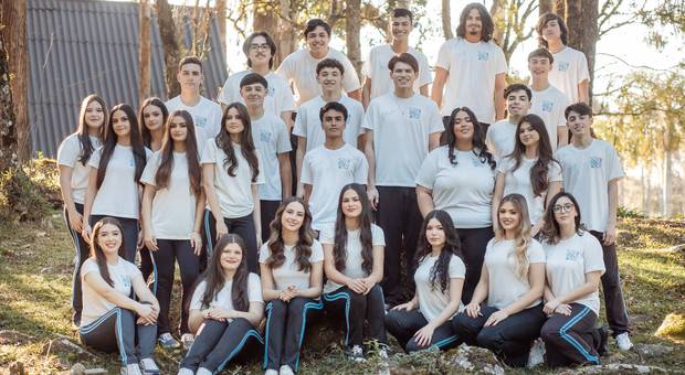 Formatura de Ensaio de Formatura Terceirão Centro de Educação Santa Teresinha (CEST) em Curitibanos