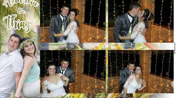 Totem/Cabine de Andréia e Thiago Totem de Fotos