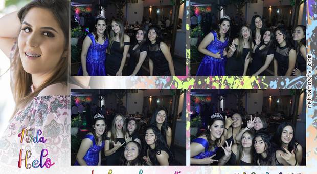 Totem/Cabine de Heloisa 15 anos Totem