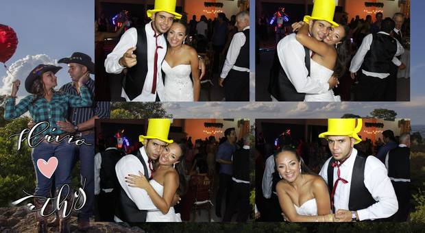 Totem/Cabine de Tathy e Flávio Totem de Fotos!