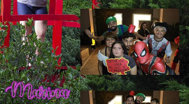 Totem/Cabine de Totem de fotos Marina 15 anos