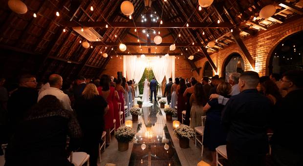 cerimônia de Cláudia e Natanael