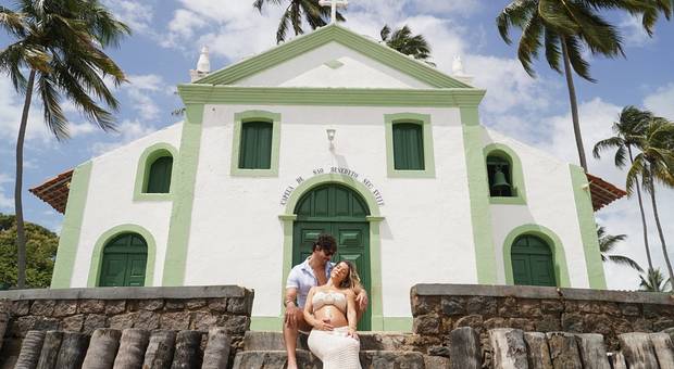 Ensaio de Ensaio Gestante Praia dos Carneiros 