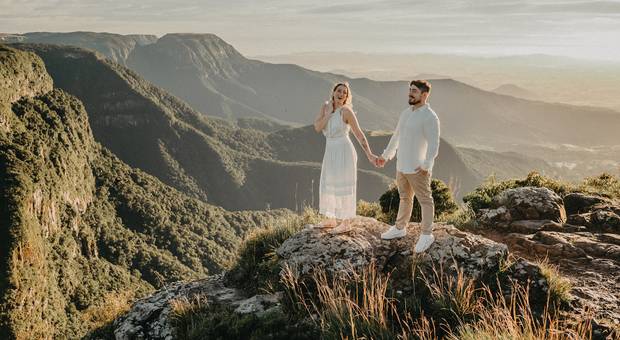 Pré Casamento de Ensaio Pré Casamento nos Canions Índios Coroados | Tatielli e Gabriel