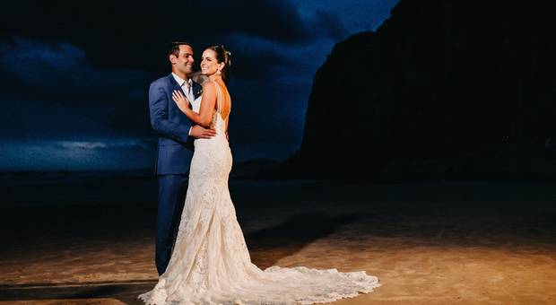 Casamento de Casamento na Praia da Guarita - Maria Eduarda e Luciano
