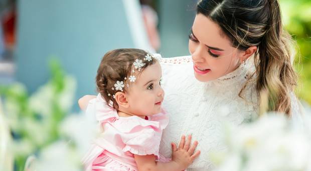 Infantil de Maria Luisa - 1 ano - Batismo e Aniversário