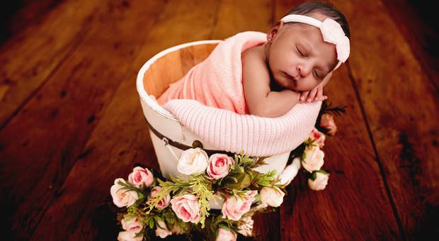 Newborn de Clara Giovanna - 19 dias