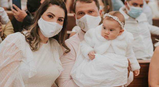 Família  de Batizado Maria Julia 