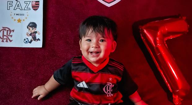 Mês versario  de Pedro Ravi - 7 meses 