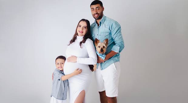 Gestante  de A linda espera de Isis