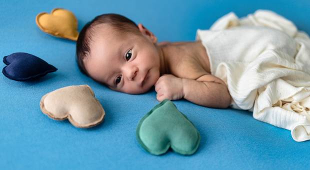 Newborn de Ensaio Newborn do pequeno Davi