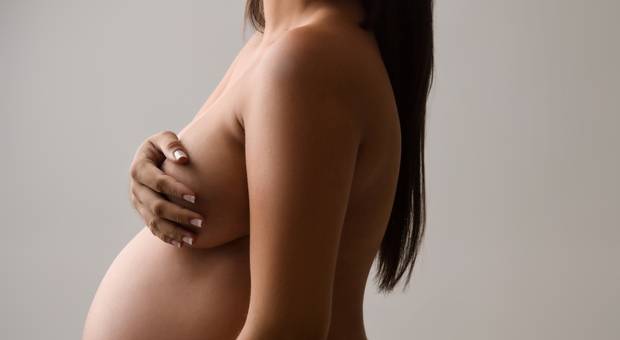 Gestante Estúdio de A espera do pequeno Emanuel