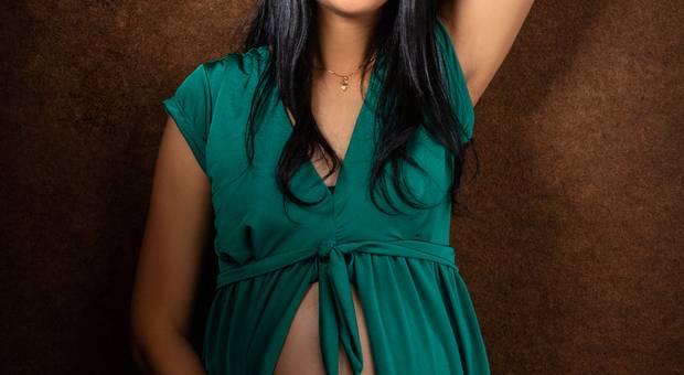 Gestante Estúdio de ENSAIO GESTANTE COM MAMÃE JAMILE