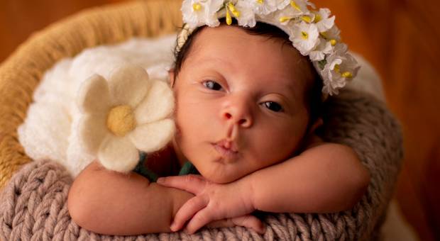 Newborn de PRIMEIRO ENSAIO DA PEQUENA  CATHARINA