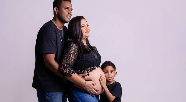 Gestante Estúdio de ENSAIO DA MAMÃE LAIS