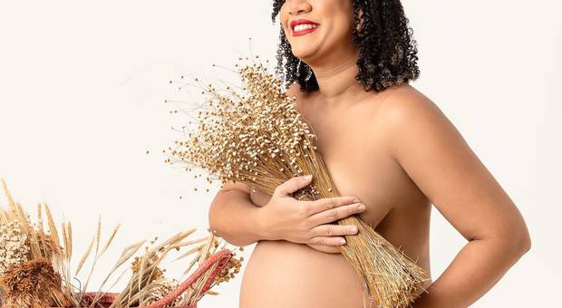 Gestante Estúdio de ENSAIO DA MAMÃE BIANCA