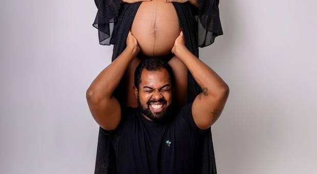 Gestante Estúdio de ENSAIO DA MAMÃE DANIELLE