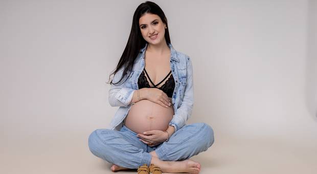 Gestante Estúdio de ENSAIO DA MAMÃE ELIANY