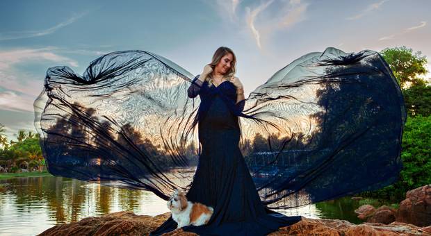 Gestante Externo de Esperando o pequeno Matteo