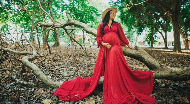 Gestante Externo de Ensaio de Gestante com Laís e Bruno