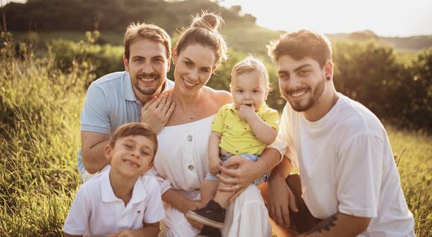 Família de 1 ano do Filippo