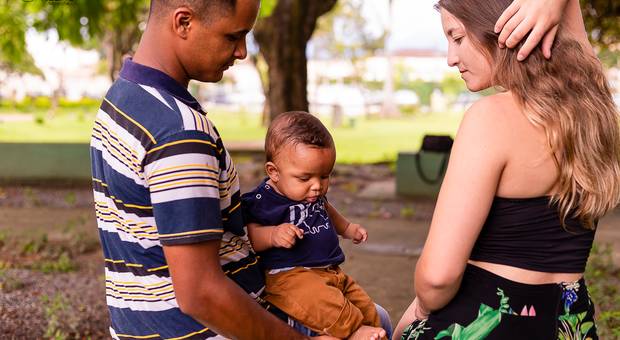 Família de João Matheus e Giuliene 
