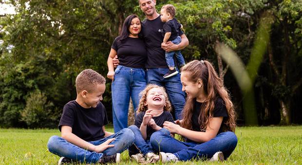 Família de Stefania e Matheus 