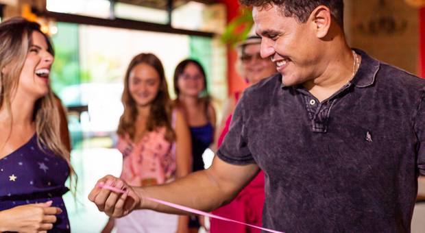 Chá revelação  de Flavia e Marcos 