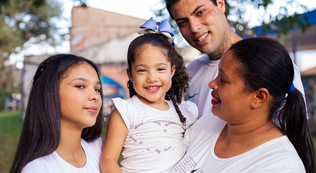 Família de Beatriz e Kaua