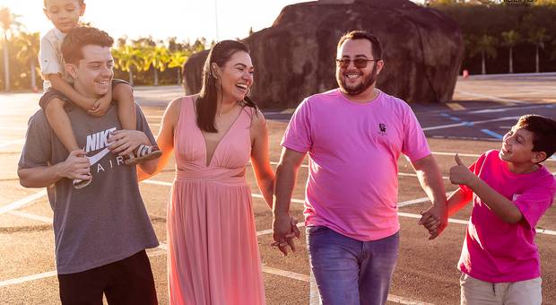 Família de Luana e família 