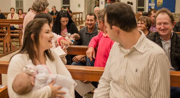 Batismo de Batismo da Agatha e do João Henrique