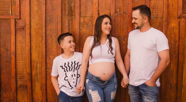 Gestante de Espera pela Beatriz - Paula e Natan, mano Felipe