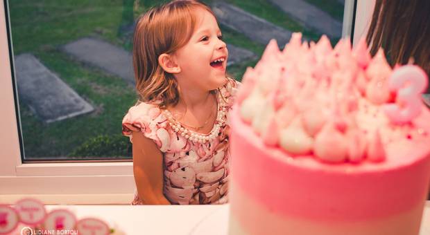 Aniversários de 3 anos da Laura