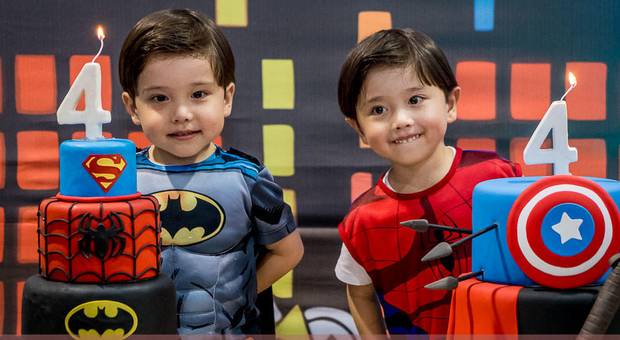 Aniversários de Bernardo e Nicolas - 4 anos