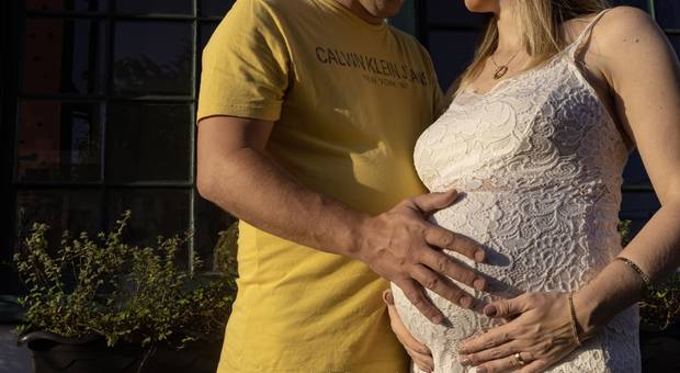 Gestante e família de Esperando por Davi