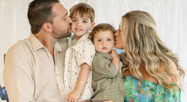 Aniversário de Gustavo 1 ano e Henrique 3 anos