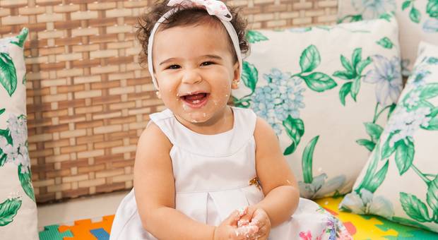 Aniversário de Caroline - smash the cake