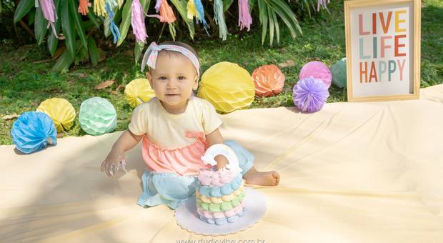 Aniversário de Eloá - smash the cake