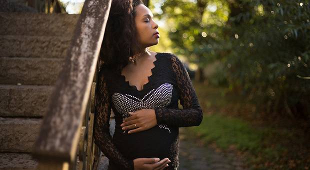 Gestante de Mini Ensaio Ana