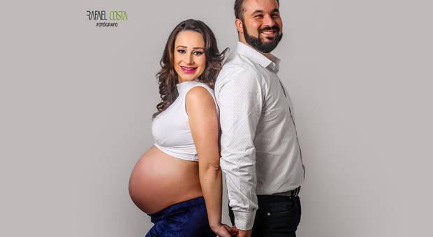 Ensaio Fotográfico de à espera da Rafaela