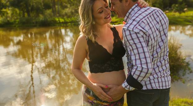 Ensaio Fotográfico de à espera da Lauren