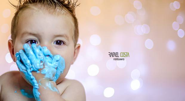 Ensaio Fotográfico de Smash the Cake - Joaquim