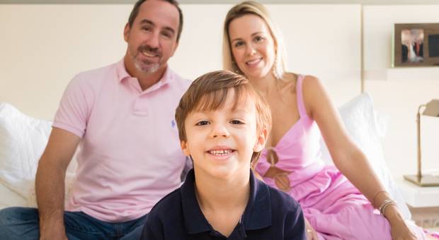 Ensaio em Familia de Ensaio em casa