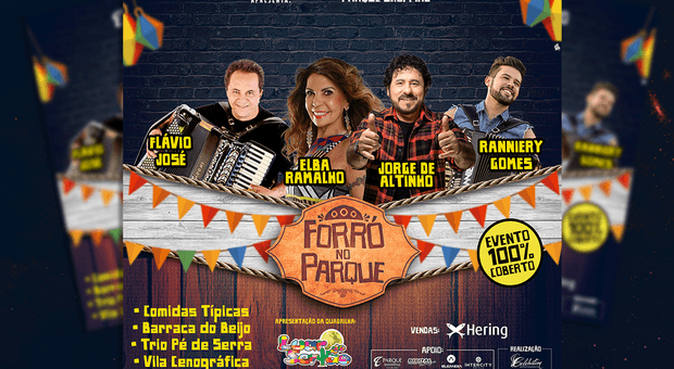 Jobs de Forró no Parque