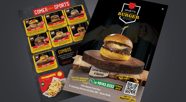 Jobs de Panfleto Sports Burger