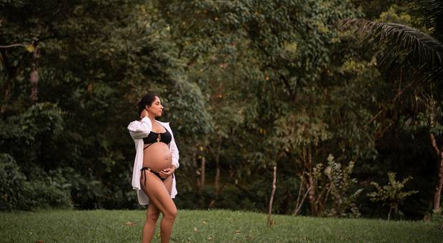 Ensaio Gestante  de À ESPERA DE MARIANA 