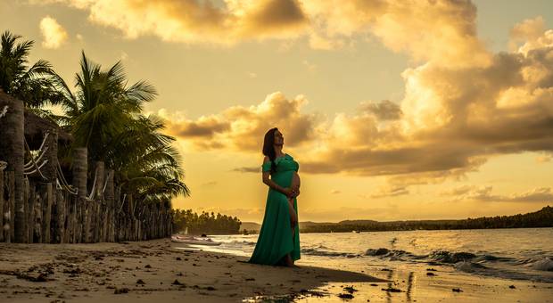 Ensaio Gestante  de À espera de Weld Filho